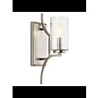 Kichler 44070NI 1-Light Brushed Nickel 60W Wall Sconce
