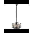 Kichler 44075BK 3-Lights Black 75W Convertible Pendant