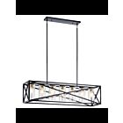 Kichler 44082BK 7-Lights Black 75W Linear Chandelier