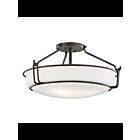 Kichler 44086OZ 4-Lights Olde Bronze 75W Semi-Flush Mount Ceiling Light
