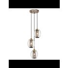 Kichler 44103AP 3-Lights Antique Pewter 75W Pendant