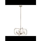Kichler 44128PN 6-Lights Polished Nickel 60W 1-Tier Chandelier