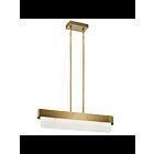 Kichler 44160NBRLED 2-Lights Natural Brass 32W LED Linear Chandelier