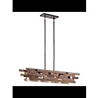 Kichler 44229AVI 5-Lights Anvil Iron 75W Linear Chandelier