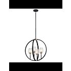 Kichler 44239BK 4-Lights Black 60W Pendant