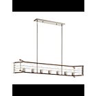 Kichler 44252NI 7-Lights Brushed Nickel 60W Linear Chandelier