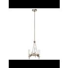 Kichler 44286WWW 3-Lights White Washed Wood 40W Mini Chandelier