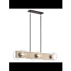 Kichler 44296WWW 6-Lights White Washed Wood 75W Linear Chandelier