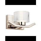 Kichler 44349PNLED 1-Light Polished Nickel 11W LED Wall Sconce