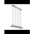 Kichler 44372CLP 5-Lights Classic Pewter 75W Linear Chandelier