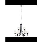 Kichler 44378BKCS 9-Lights Black 75W 2-Tier Chandelier