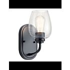 Kichler 44381BKCS 1-Light Black 75W Wall Sconce