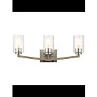 Kichler 45034DAG 3-Lights Distressed Antique Gray 75W Vanity Light