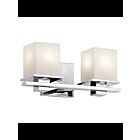 Kichler 45150CH 2-Lights Chrome 100W Vanity Light