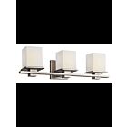 Kichler 45151AP 3-Lights Antique Pewter 100W Vanity Light