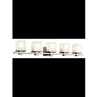 Kichler 45193AP 5-Lights Antique Pewter 100W Vanity Light