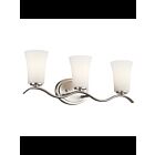 Kichler 45376NIL18 3-Lights Brushed Nickel 10W LED Vanity Light