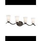 Kichler 45377OZ 4-Lights Olde Bronze 100W Vanity Light