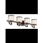Kichler 45452MIZ 4-Lights Mission Bronze 60W Vanity Light