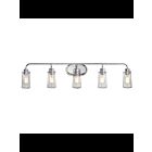 Kichler 45461CH 5-Lights Chrome 60W Vanity Light