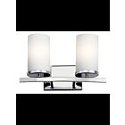 Kichler 45496CH 2-Lights Chrome 100W Vanity Light