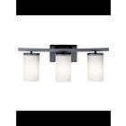 Kichler 45497BK 3-Lights Black 100W Vanity Light