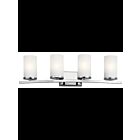 Kichler 45498CH 4-Lights Chrome 100W Vanity Light