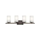 Kichler 45498OZ 4-Lights Olde Bronze 100W Vanity Light