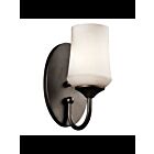 Kichler 45568OZL18 1-Light Olde Bronze 10W LED Wall Sconce