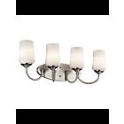 Kichler 45571NIL18 4-Lights Brushed Nickel 10W LED Vanity Light