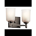Kichler 45573OZ 2-Lights Olde Bronze 100W Vanity Light