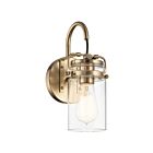 Kichler 45576CPZ Brinley 1-Light Champagne Bronze 100W Wall Sconce