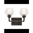 Kichler 45591OZ 2-Lights Olde Bronze 100W Vanity Light