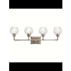 Kichler 45593AP 4-Lights Antique Pewter 100W Vanity Light