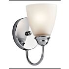Kichler 45637CH 1-Light Chrome 100W Wall Sconce