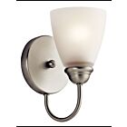 Kichler 45637NI 1-Light Brushed Nickel 100W Wall Sconce