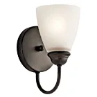 Kichler 45637OZ 1-Light Olde Bronze 100W Wall Sconce