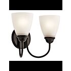 Kichler 45638OZ 2-Lights Olde Bronze 100W Vanity Light