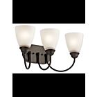 Kichler 45639OZ 3-Lights Olde Bronze 100W Vanity Light
