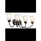 Kichler 45640OZ 4-Lights Olde Bronze 100W Vanity Light