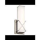 Kichler 45656NILED 1-Light Brushed Nickel 34.9W LED Wall Sconce