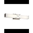 Kichler 45657NILED 2-Lights Brushed Nickel 23W LED Linear Vanity Light