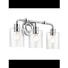 Kichler 45666CH 3-Lights Chrome 75W Vanity Light
