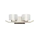 Kichler 45722PNLED 2-Lights Polished Nickel 14W LED Vanity Light