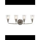 Kichler 45748CLP 4-Lights Classic Pewter 100W Vanity Light