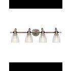 Kichler 45874CLP 4-Lights Classic Pewter 75W Vanity Light