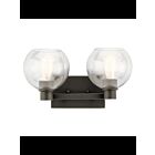 Kichler 45893OZ 2-Lights Olde Bronze 75W Vanity Light