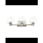 Kichler 45894NI 3-Lights Brushed Nickel 75W Vanity Light