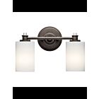 Kichler 45922OZL18 2-Lights Olde Bronze 10W LED Vanity Light