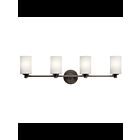 Kichler 45924OZL18 4-Lights Olde Bronze 10W LED Vanity Light